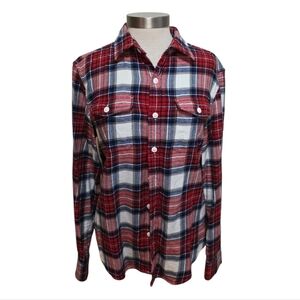 American Eagle Plaid Flannel Shirt Sz Medium